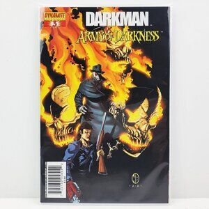 Darkman vs. Army Darkness Comic Book Issue #3 Bradshaw Cover Dynamite 2007 VF/NM